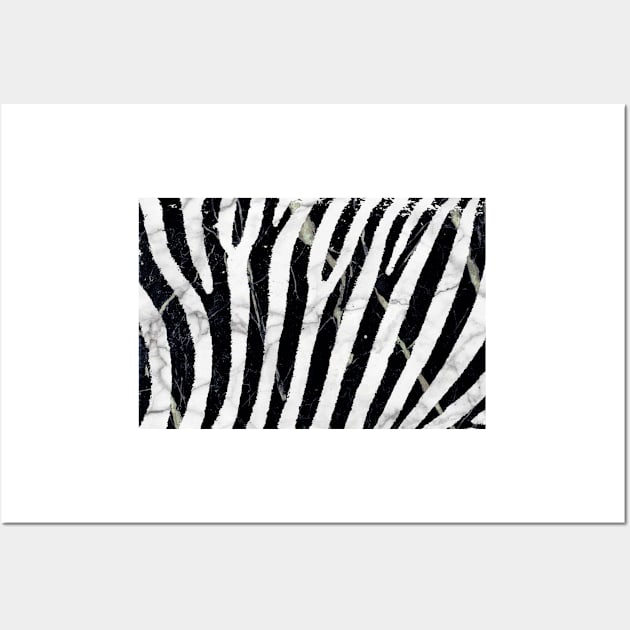 marble zebra Wall Art by ghjura